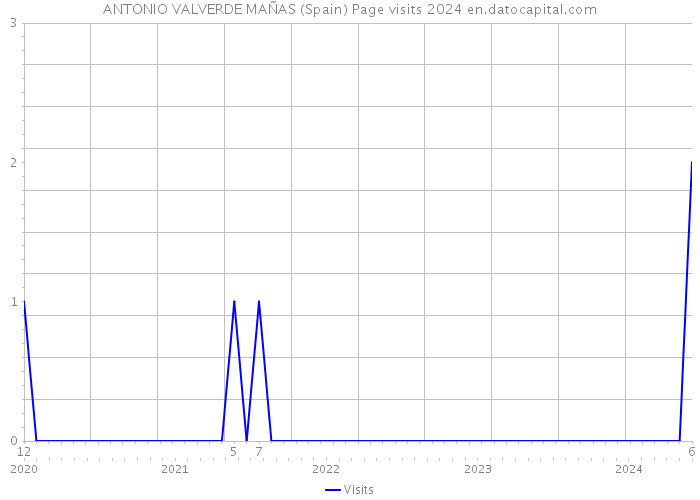 ANTONIO VALVERDE MAÑAS (Spain) Page visits 2024 