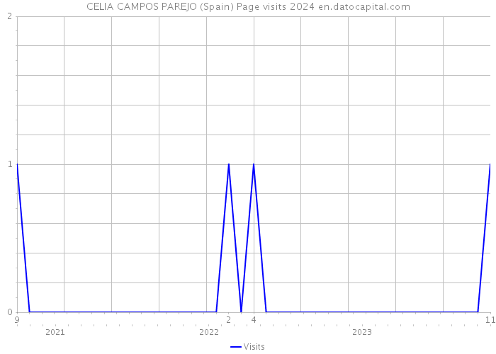CELIA CAMPOS PAREJO (Spain) Page visits 2024 