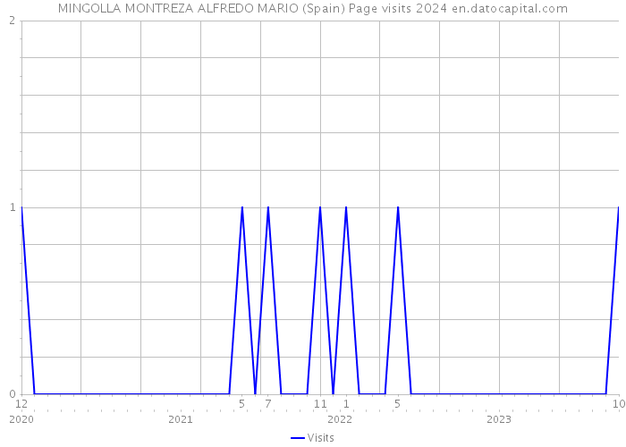 MINGOLLA MONTREZA ALFREDO MARIO (Spain) Page visits 2024 