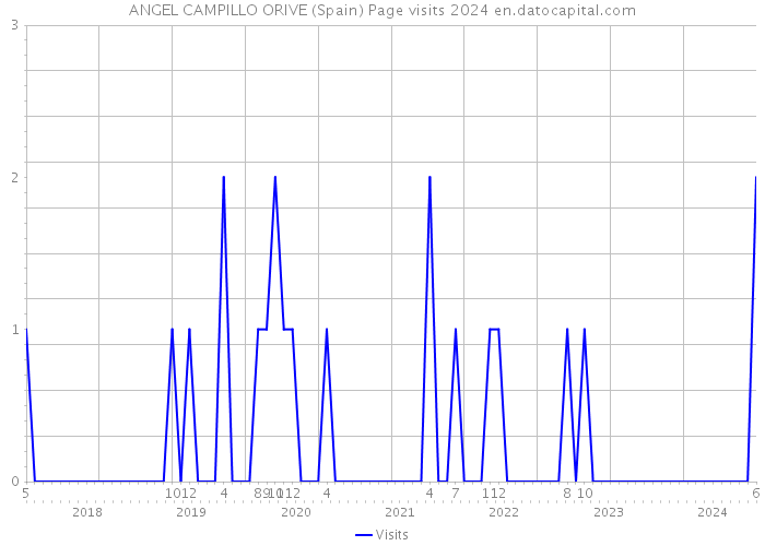 ANGEL CAMPILLO ORIVE (Spain) Page visits 2024 