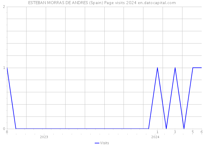 ESTEBAN MORRAS DE ANDRES (Spain) Page visits 2024 