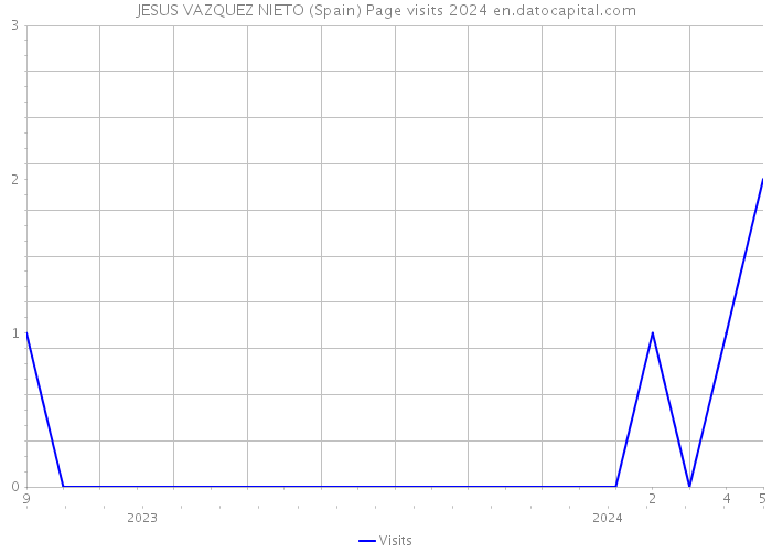 JESUS VAZQUEZ NIETO (Spain) Page visits 2024 