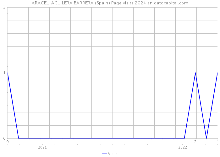 ARACELI AGUILERA BARRERA (Spain) Page visits 2024 