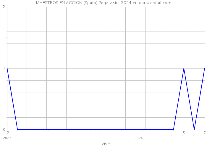 MAESTROS EN ACCION (Spain) Page visits 2024 