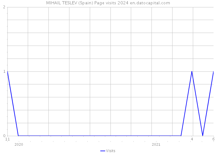 MIHAIL TESLEV (Spain) Page visits 2024 