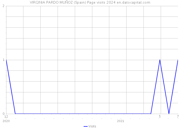VIRGINIA PARDO MUÑOZ (Spain) Page visits 2024 