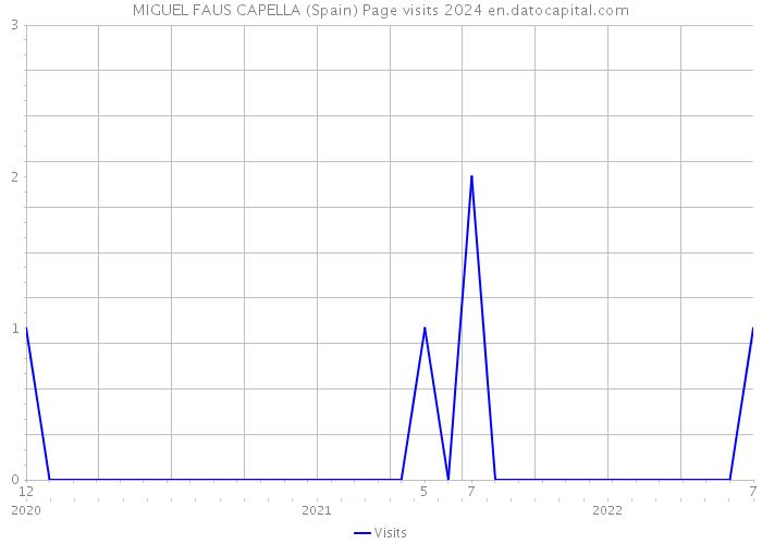 MIGUEL FAUS CAPELLA (Spain) Page visits 2024 