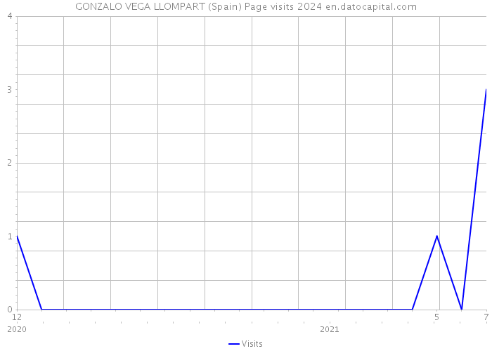 GONZALO VEGA LLOMPART (Spain) Page visits 2024 