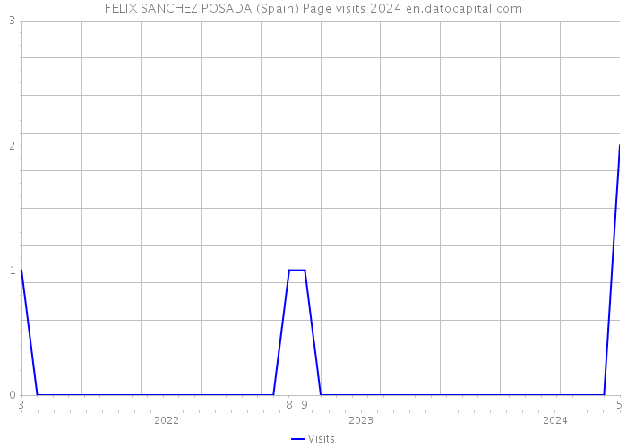 FELIX SANCHEZ POSADA (Spain) Page visits 2024 