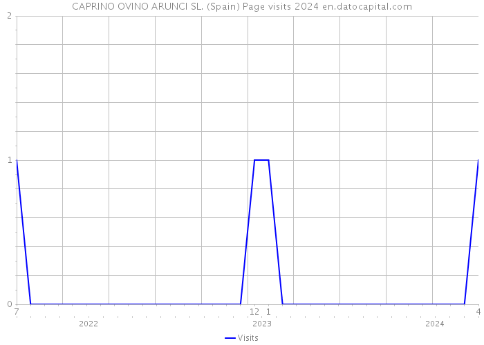 CAPRINO OVINO ARUNCI SL. (Spain) Page visits 2024 