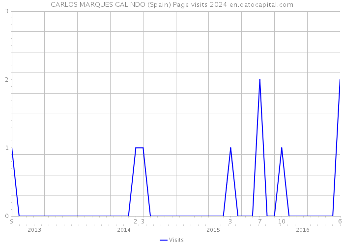 CARLOS MARQUES GALINDO (Spain) Page visits 2024 