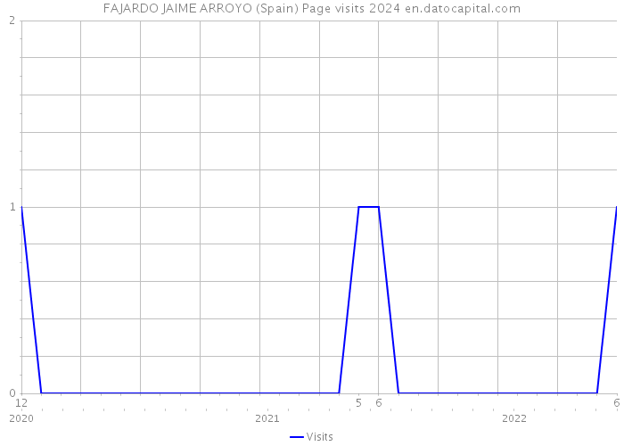 FAJARDO JAIME ARROYO (Spain) Page visits 2024 