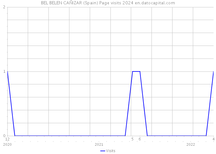 BEL BELEN CAÑIZAR (Spain) Page visits 2024 