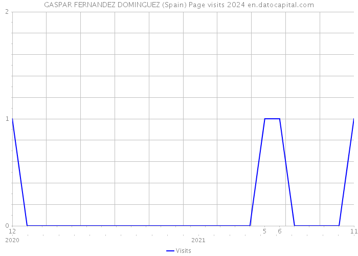 GASPAR FERNANDEZ DOMINGUEZ (Spain) Page visits 2024 