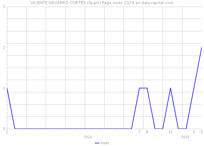 VICENTE NAVARRO CORTÉS (Spain) Page visits 2024 