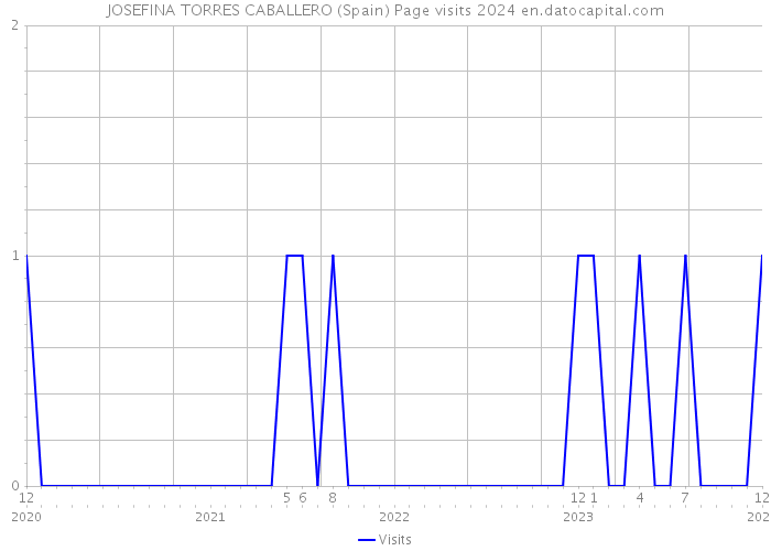 JOSEFINA TORRES CABALLERO (Spain) Page visits 2024 