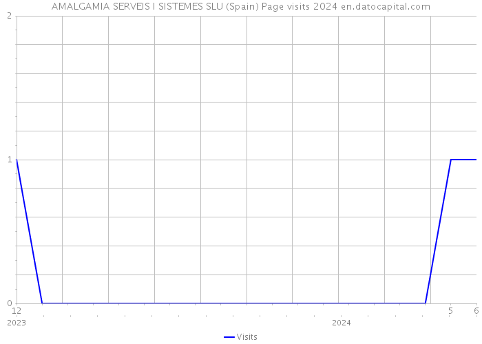 AMALGAMIA SERVEIS I SISTEMES SLU (Spain) Page visits 2024 