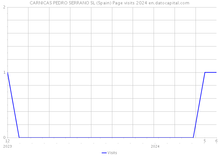 CARNICAS PEDRO SERRANO SL (Spain) Page visits 2024 