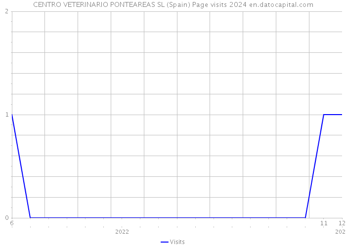 CENTRO VETERINARIO PONTEAREAS SL (Spain) Page visits 2024 