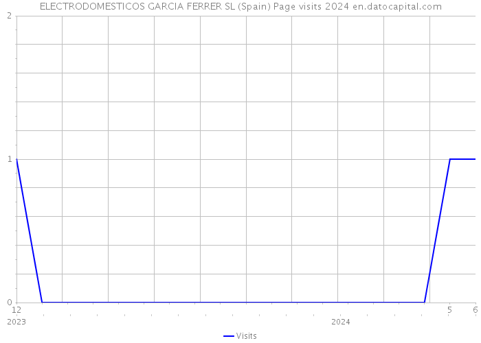 ELECTRODOMESTICOS GARCIA FERRER SL (Spain) Page visits 2024 