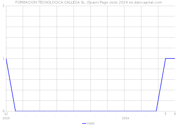 FORMACION TECNOLOGICA GALLEGA SL. (Spain) Page visits 2024 