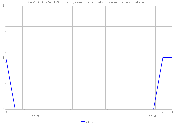 KAMBALA SPAIN 2001 S.L. (Spain) Page visits 2024 
