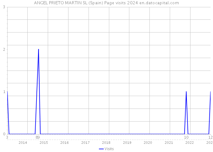 ANGEL PRIETO MARTIN SL (Spain) Page visits 2024 