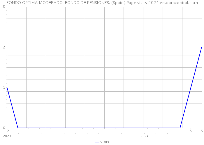 FONDO OPTIMA MODERADO, FONDO DE PENSIONES. (Spain) Page visits 2024 