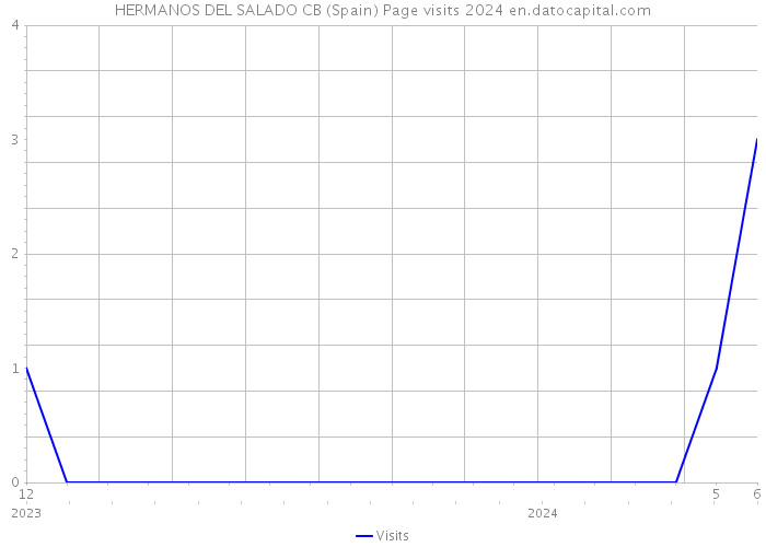 HERMANOS DEL SALADO CB (Spain) Page visits 2024 