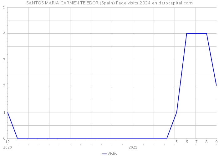 SANTOS MARIA CARMEN TEJEDOR (Spain) Page visits 2024 