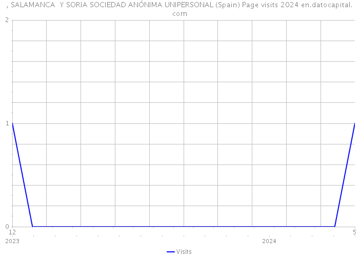 , SALAMANCA Y SORIA SOCIEDAD ANÓNIMA UNIPERSONAL (Spain) Page visits 2024 