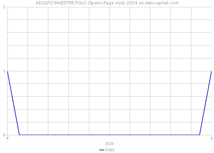 ADOLFO MAESTRE POLO (Spain) Page visits 2024 