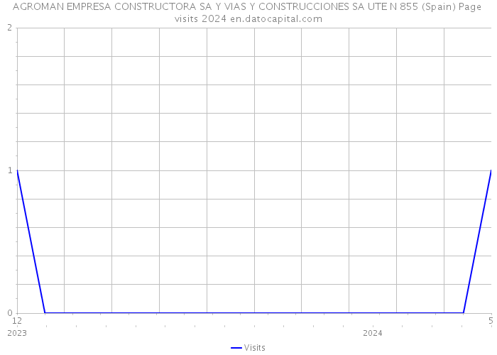 AGROMAN EMPRESA CONSTRUCTORA SA Y VIAS Y CONSTRUCCIONES SA UTE N 855 (Spain) Page visits 2024 
