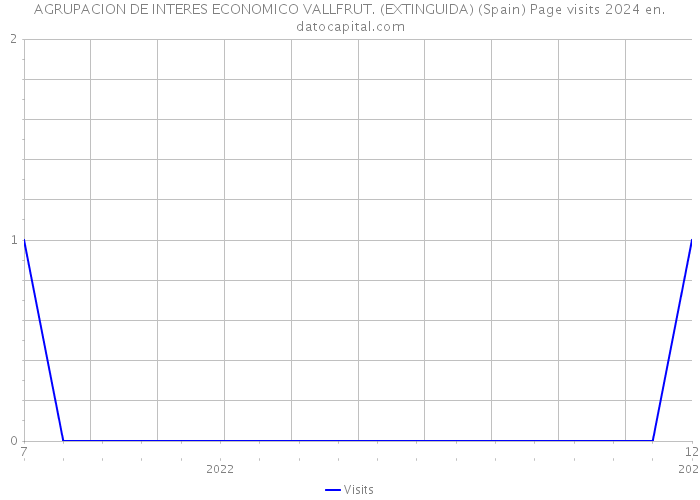 AGRUPACION DE INTERES ECONOMICO VALLFRUT. (EXTINGUIDA) (Spain) Page visits 2024 