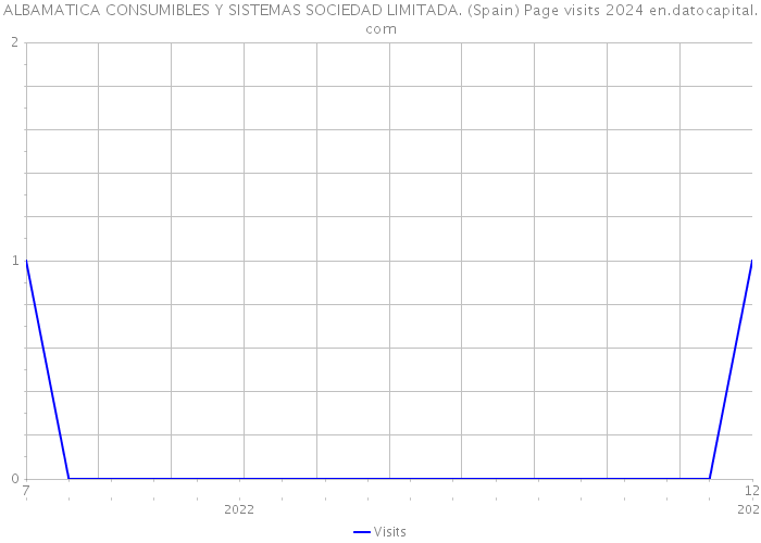 ALBAMATICA CONSUMIBLES Y SISTEMAS SOCIEDAD LIMITADA. (Spain) Page visits 2024 