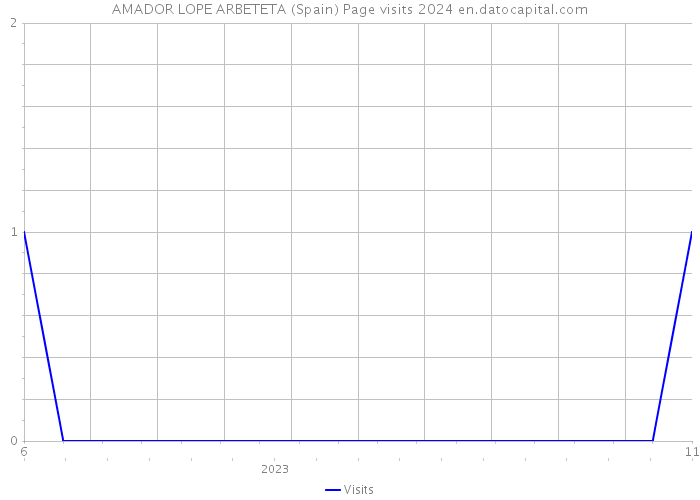 AMADOR LOPE ARBETETA (Spain) Page visits 2024 