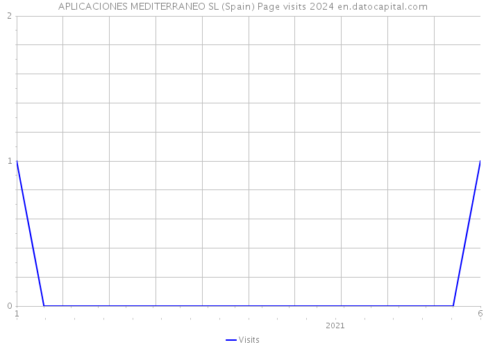 APLICACIONES MEDITERRANEO SL (Spain) Page visits 2024 