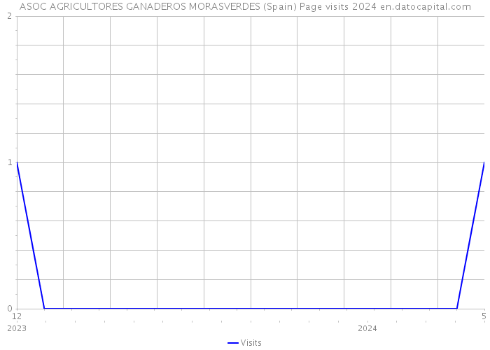 ASOC AGRICULTORES GANADEROS MORASVERDES (Spain) Page visits 2024 