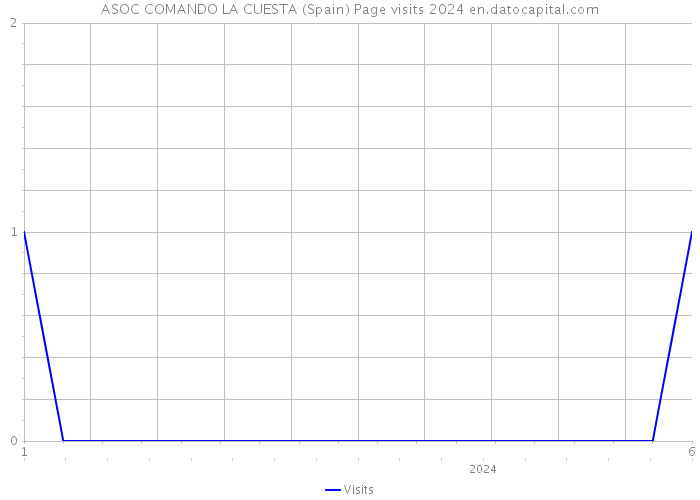 ASOC COMANDO LA CUESTA (Spain) Page visits 2024 