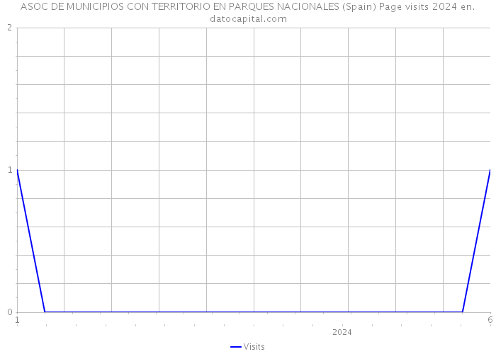 ASOC DE MUNICIPIOS CON TERRITORIO EN PARQUES NACIONALES (Spain) Page visits 2024 