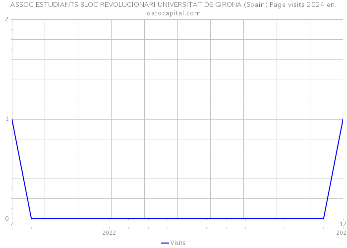 ASSOC ESTUDIANTS BLOC REVOLUCIONARI UNIVERSITAT DE GIRONA (Spain) Page visits 2024 