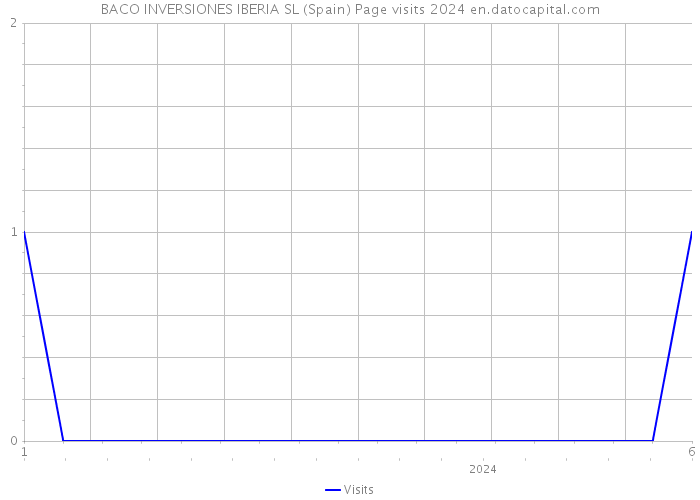 BACO INVERSIONES IBERIA SL (Spain) Page visits 2024 