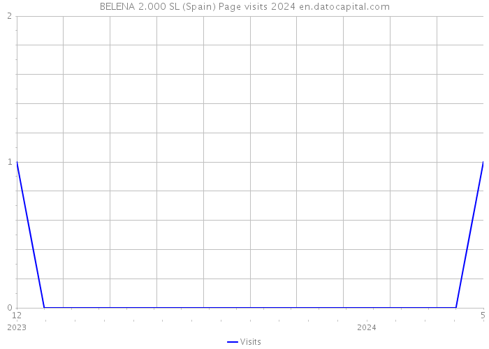 BELENA 2.000 SL (Spain) Page visits 2024 