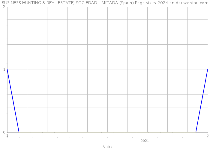BUSINESS HUNTING & REAL ESTATE, SOCIEDAD LIMITADA (Spain) Page visits 2024 