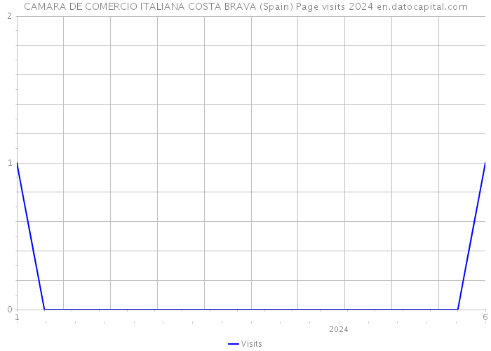 CAMARA DE COMERCIO ITALIANA COSTA BRAVA (Spain) Page visits 2024 