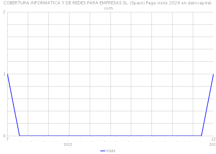 COBERTURA INFORMATICA Y DE REDES PARA EMPRESAS SL. (Spain) Page visits 2024 