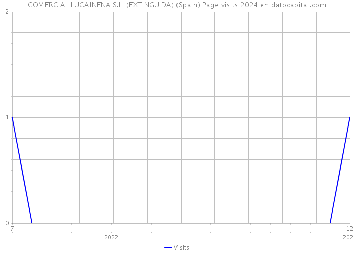 COMERCIAL LUCAINENA S.L. (EXTINGUIDA) (Spain) Page visits 2024 