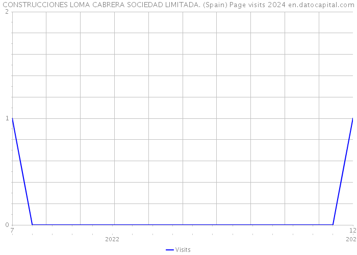 CONSTRUCCIONES LOMA CABRERA SOCIEDAD LIMITADA. (Spain) Page visits 2024 