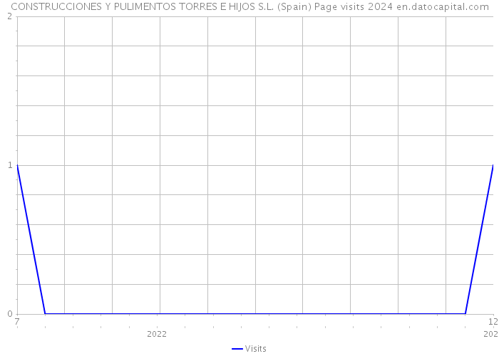CONSTRUCCIONES Y PULIMENTOS TORRES E HIJOS S.L. (Spain) Page visits 2024 