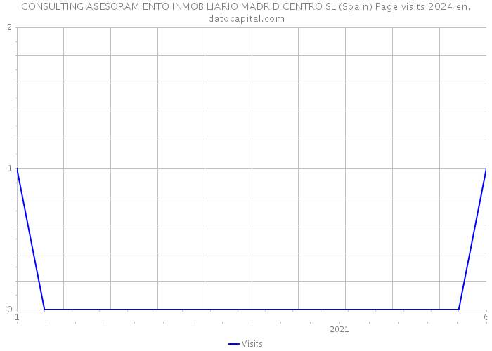 CONSULTING ASESORAMIENTO INMOBILIARIO MADRID CENTRO SL (Spain) Page visits 2024 